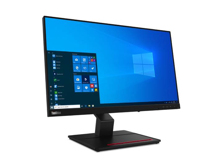 Lenovo ThinkVision T24t-20, 60,5 cm (23.8'), 1920 x 1080 pixels, Full HD, LED, 6 ms, Noir 62C5GAT1EU