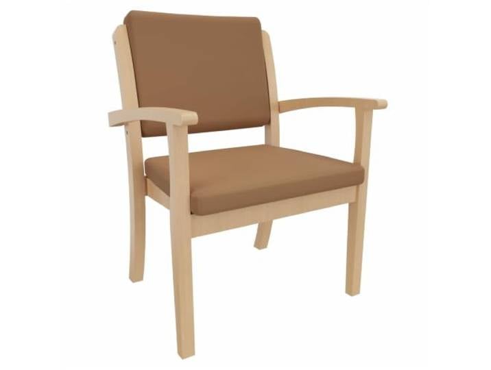 Erides Schwerlaststuhl Alexander XXL – Stuhl mit Armlehnen für Schwergewichtige bis 250 kg – 49cm Sitzhöhe