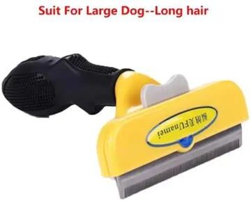 Uplifted Finds Self Cleaning Pet De Shedding Brush dog L Long Hair C