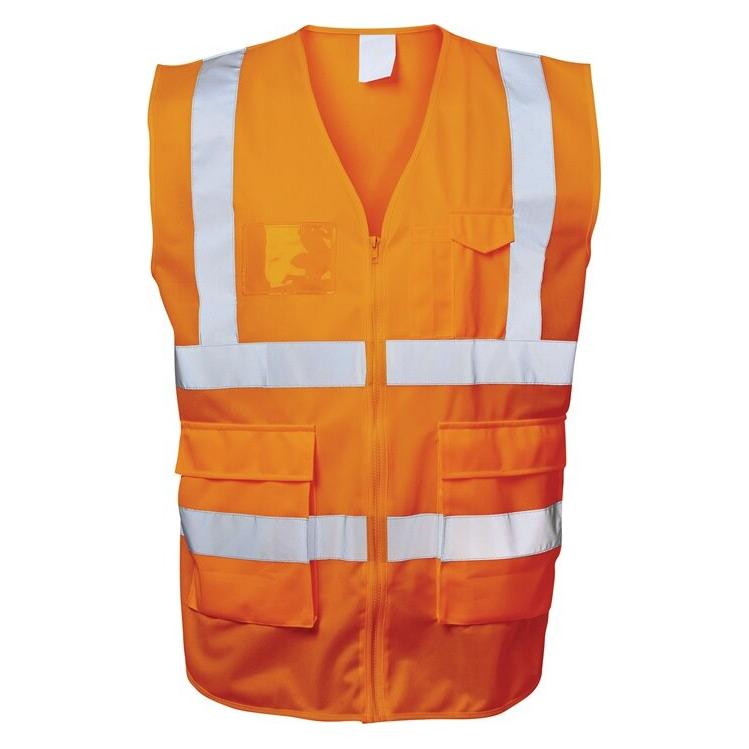 Safestyle Warnweste EWALD Grösse M orange EN ISO 20471 Kl. EN ISO 13688 (M) (23511-1)