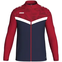 JAKO Iconic Polyesterjacke 901 - marine/chili rot S