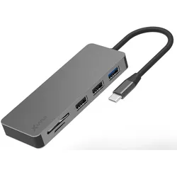 XLAYER Multiport-Adapter XLAYER USB Hub 7-in-1 7-in-1