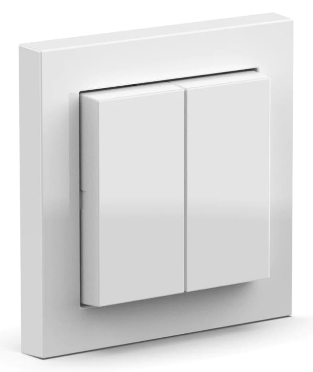 Senic Friends of Hue Switch glanz weiß batterieloser Schalter Homekit-kompatibel 100156