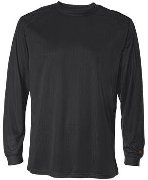 Badger Sport 4104 B-CORE LONG SLEEVE Top in Black size 3XL   Polyester BG4104, 410400