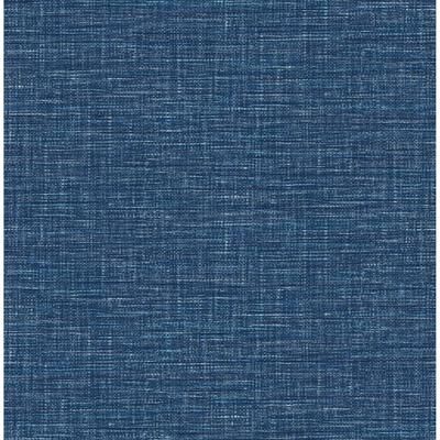 A-Street Prints Exhale Dark Blue Texture Wallpaper