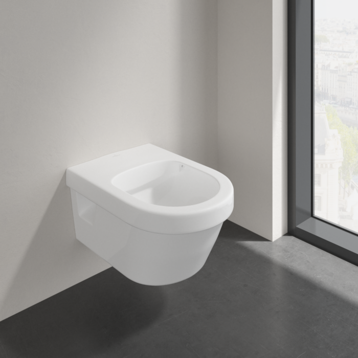 Villeroy und Boch Villeroy & Boch Architectura Wand WC 5684R201 weiss,spülrandlos,ohne Befestigungslöcher für Sitz