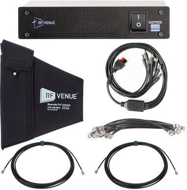 RF Venue 5CH Wireless Microphone Bundle Schwarz