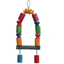 Papageien Vogelspielzeug Holz 35 cm