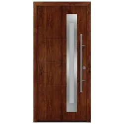 Hörmann Ecostar Haustür "ISOPRO Secur IPS 780S",dark oak,110 x 210 cm (B x H)