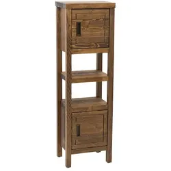 Naturel Country Badezimmerschrank hoch 40x130x30 cm Palisander COUNTRYV40LPPA
