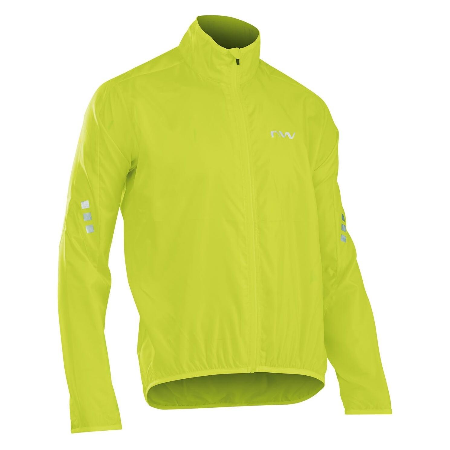 Northwave Vortex Men's Windbreaker Jacke (S) (NWB89261231--yellow fluo)