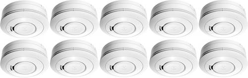 Ei Electronics Ei650 Rauchwarnmelder 10er Set inkl. 10 Jahres-Batterie batteriebetrieben (Ø x H) 115mm x 45mm