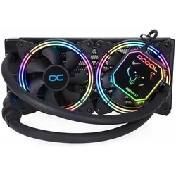 Alphacool Eisbaer Aurora LT240 CPU Digital RGB Komplett-Wasserkühlung, CPU Wasserkühler, Schwarz