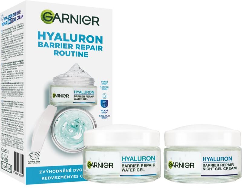 Garnier Hyaluron Barrier Repair day and night cream to strengthen the skin barrier