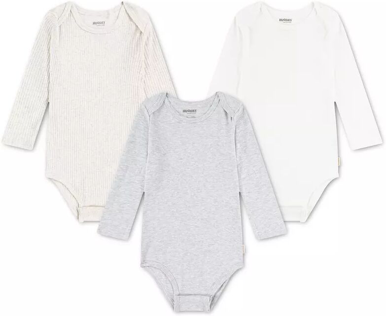 HUGGIES - Body, 3er-Pack, 18M, Beige
