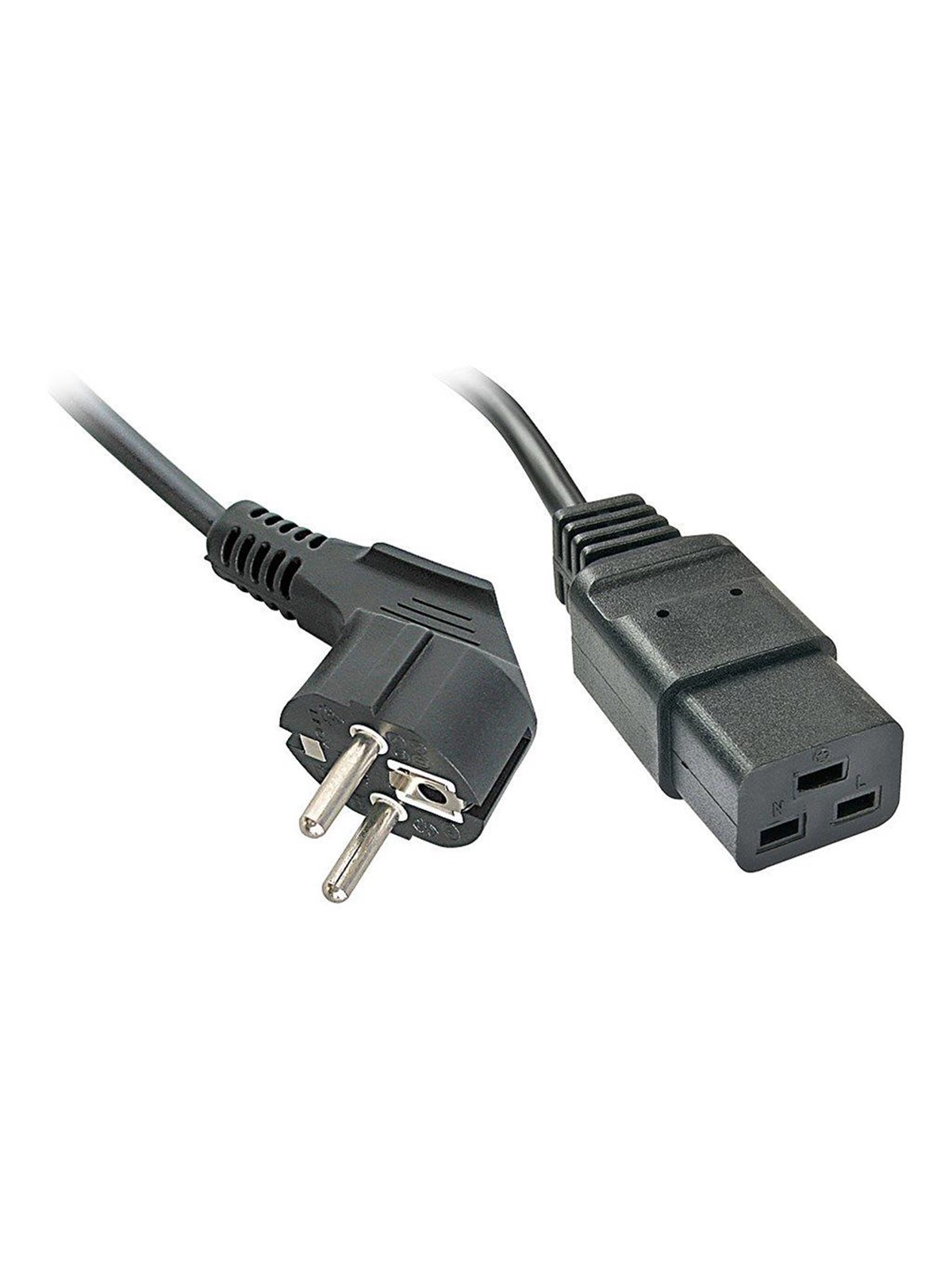 Lindy Schuko to C19 Mains Cable - 2m