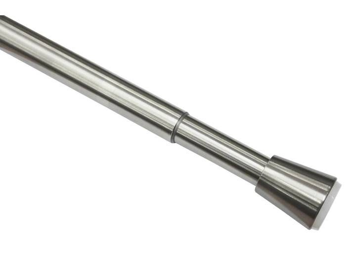 Scheibenstange GARDINIA Spannstange Gr. 1, silber (edelstahlfarben), Ø:26mm, Gardinenstangen, Scheibenstange, vielseitig einsetzbar