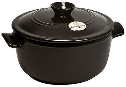 Emile Henry Charcoal 2.5L Casserole