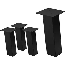 TISCHBEINE 4er Set I-96GRAD-Design H:30 cm Schwarz 8x8 cm