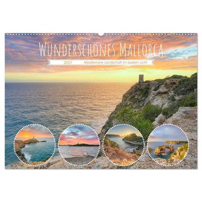 Wunderschönes Mallorca (Wandkalender 2027 DIN A2 quer), CALVENDO Monatskalender