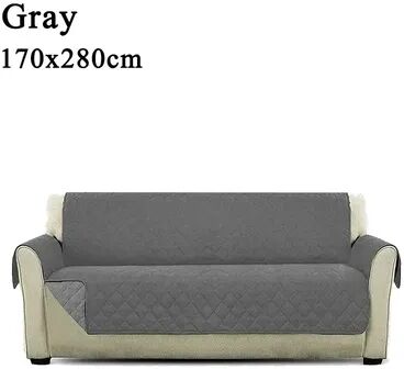 On Spot Shop Washable Non slip Sofa Covers, Wear resistant Pet Cushions Multi purpose Sofa Furniture Protectors gray 170x280cm