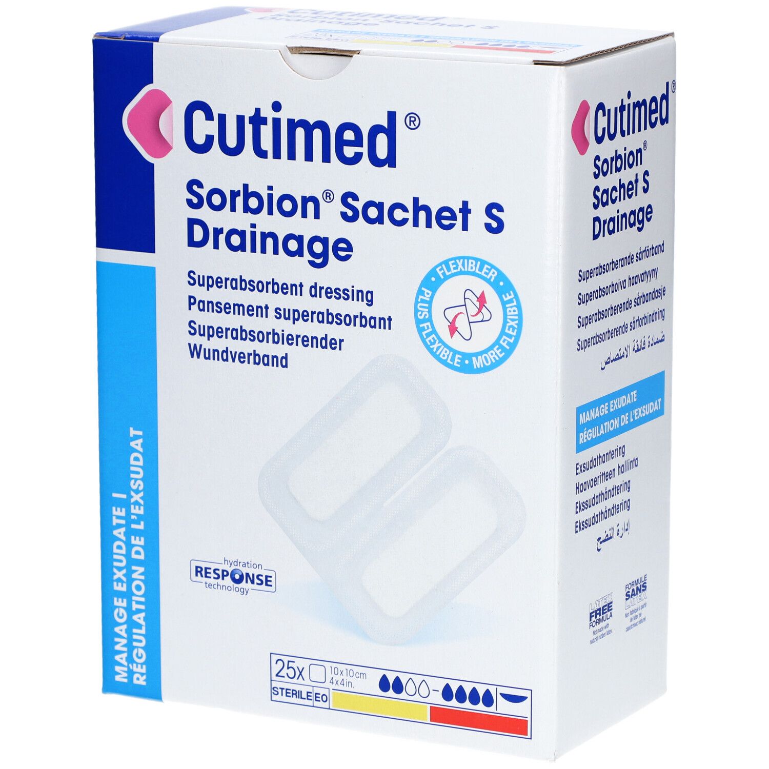 Cutimed Sorbion Sachet S Drainage 25 St Pflaster