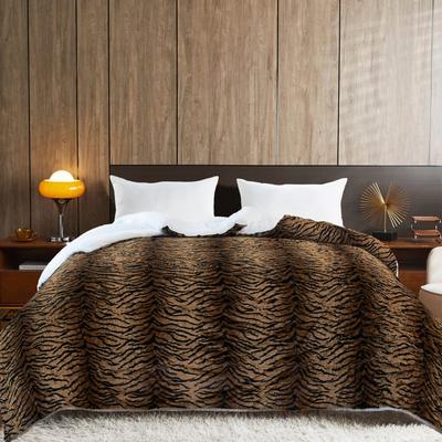 Home Soft Things FauxFur Sherpa Backing Bed Blanket