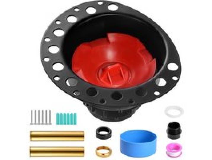 VEVOR Kit Vidange Baignoire Autoportante ABS, 2 Tuyaux d'Échappement en Laiton, Ensemble Raccordement de Drain de Bain, avec Adaptateur ABS, pour Baignoires Autoportantes, Baignoires Montées au Sol