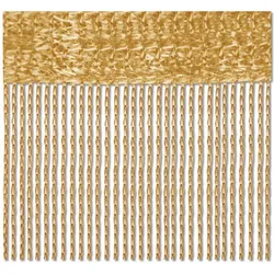 Bestlivings Fadenvorhang 140x240 gold - karamell