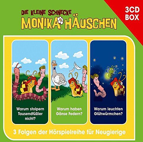 Die kleine Schnecke Monika Häuschen - Monika Häuschen - 3-CD Hörspielbox - Preis vom 09.10.2026 07:28:09 h