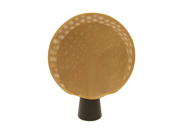 Signature Lampe Masche D.36cm, Goldfarben, Metall, E27, 8.6x40x36.5 cm, Lampen & Leuchten, Innenbeleuchtung, Tischlampen