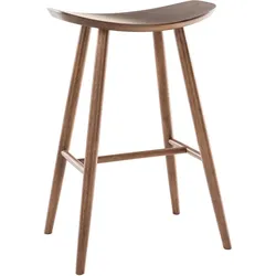 Design Barhocker Walnuss H72 cm DEMORY