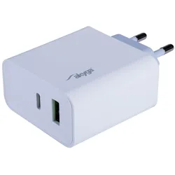 Akyga AK-CH-14 (45 W, 2 Ports), USB Ladegerät, Weiss