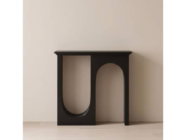 Konsolentisch Bogen Form Flurmöbel Schmaler Beistelltisch Klein Raum Wandtisch Flur Flurtisch Sofa Abstelltiisch Eingang Bereich Moderne Deko Regal Wohnzimmer Weiß