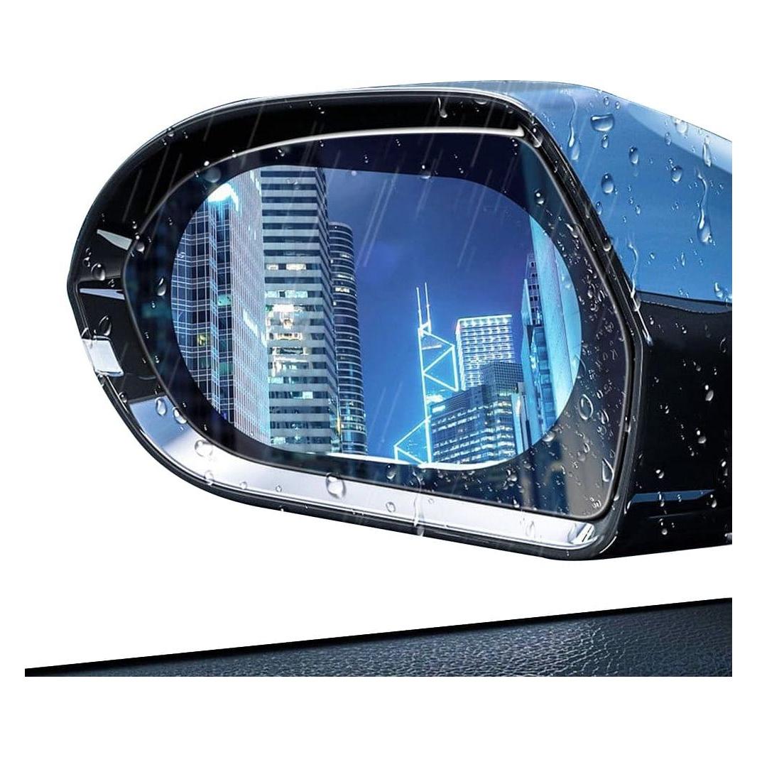 Techsuit - Rainproof Film (2 pack) - for Car Rear-View Mirror, 95 x 135mm - Transparent (56338501)