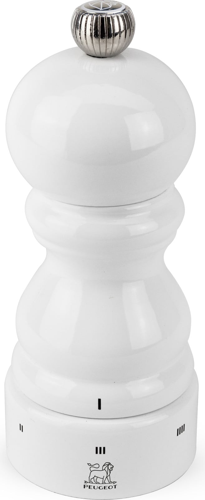 Peugeot Paris zoutmolen uSelect wit gelakt hout, Hoogte: 12 cm