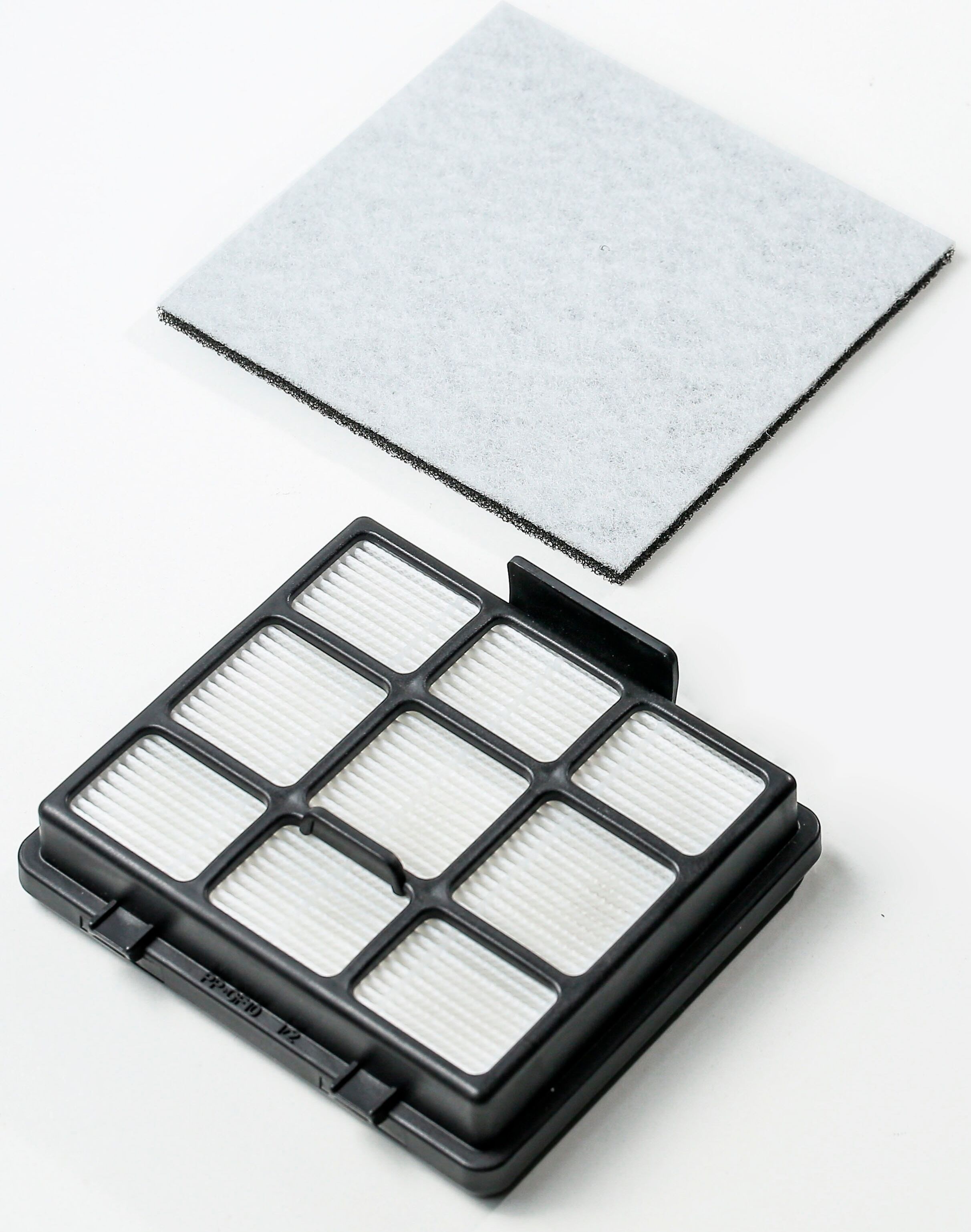HANSEATIC Motorschutzfilter "HBVC80012WMC+HBVC80012DGMV Filter Set", schwarz (schwarz, weiß), 2 Stk., Filterkartuschen, Motorschutzfilter schwarz, weiß 2 Stk.