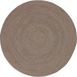 TEPPICH Spirale geflochten rund 200 cm
