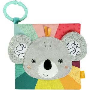 Fehn Motorikspielzeug 049176, Stoffbuch Koala, Aktivitätsspielzeug aus Stoff, ab 3 Monate