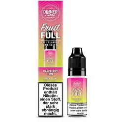 Dinner Lady Fruit Full Raspberry Lime NicSalt Liquid 10ml / 10mg