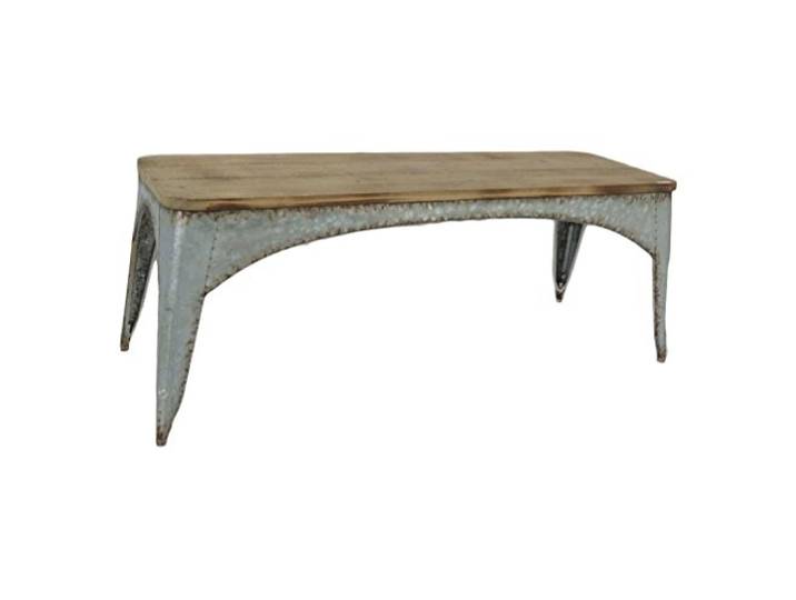 Couchtisch aus Holz rechteckig 117 x 36,5 x 44,5h cm Shabby Chic Landhausstil Vintage
