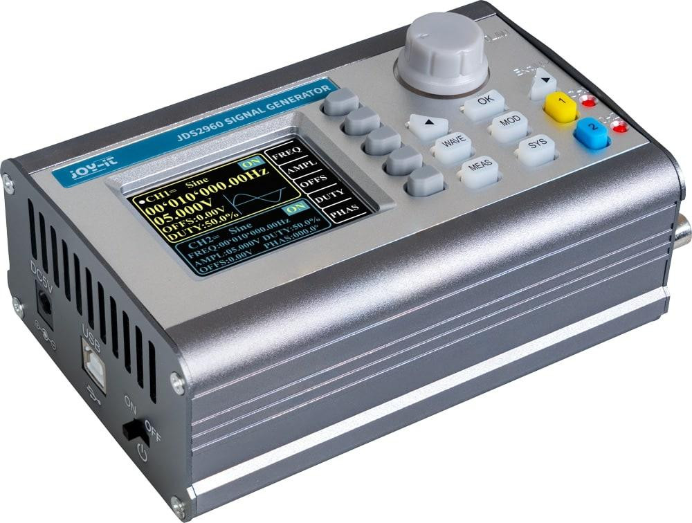 JOY-IT Mobiele signaalgenerator JT-JDS2960 met 2 kanalen en 60 MHz
