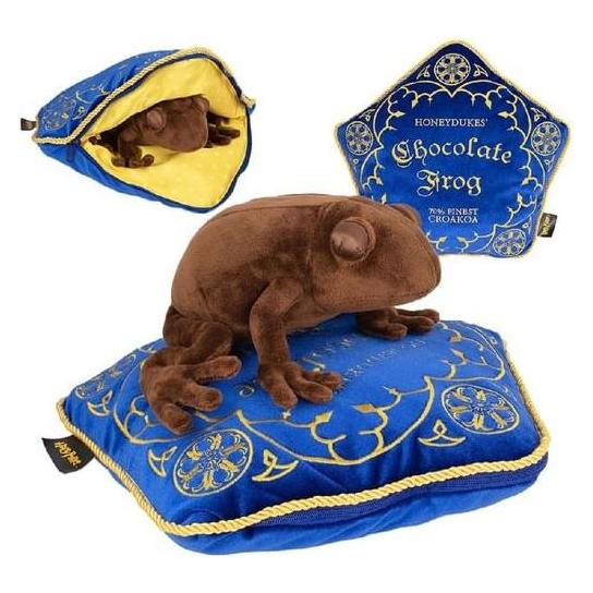 Noble Collection Harry Potter: Schokofrosch auf Kissen (11 cm) (NN8922)