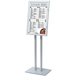 Speisekartenkasten freistehend LED
