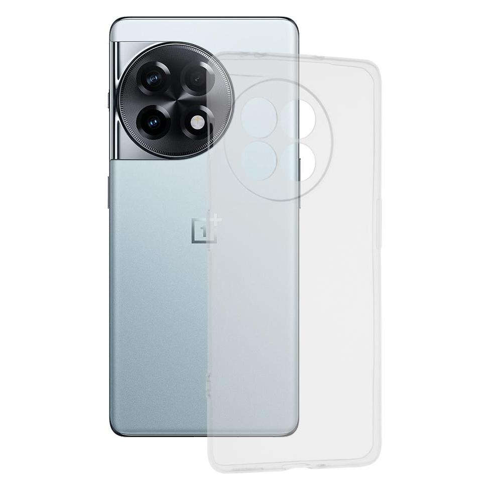 Techsuit - Clear Silicone - OnePlus 11R / OnePlus Ace 2 - Transparent (OnePlus 11, OnePlus Ace 2V) (56343858)