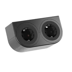 Bachmann, Steckdosenleiste, PIX HOLDER DOUBLE Steckdose für Möbel mit 2x CEE7/3, 0,2m GST18 (BM0020... (2x, CEE 7/3)