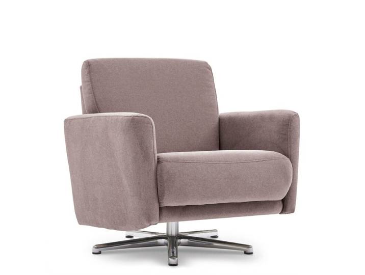 Calizza Interiors Lari Sessel - Flachgewebe Eco-Soil 70 magnolie