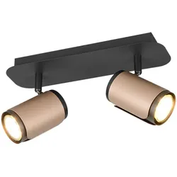 Deckenlampe Deckenleuchte Wohnzimmerlampe Metall Coffee verstellbar H 16 cm
