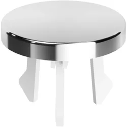 VitrA Zubehör Waschtisch Überlaufclip rund Chrom,A45166 A45166