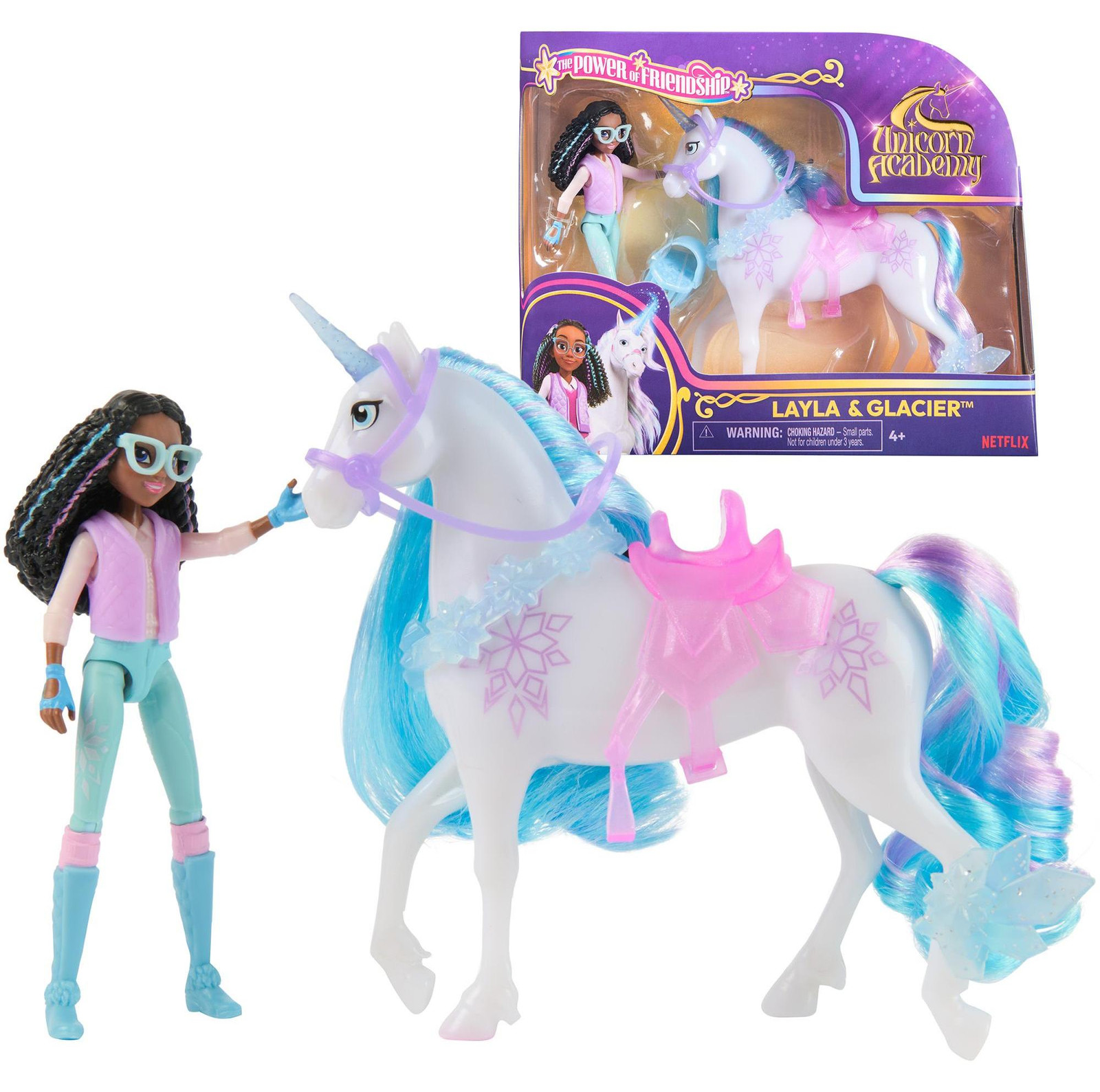 Unicorn Academy Layla en Glacier figuren 11 cm